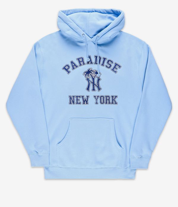 Paradise NYC NY Palm Logo Bluzy z Kapturem (light blue)