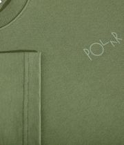 Polar Contrast Stroke Logo T-Shirt (moss green)