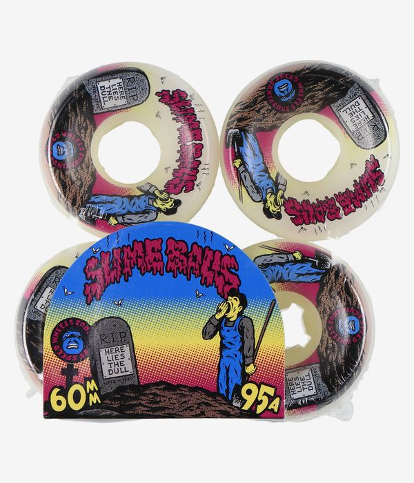 Santa Cruz Death of Dull Vomits Slime Balls Rollen (white) 60 mm 95A 4er Pack