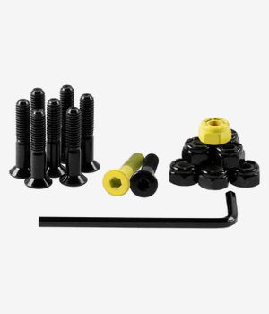 Origin Precision 1" Bolt Pack (black yellow) allen Flathead (countersunk)
