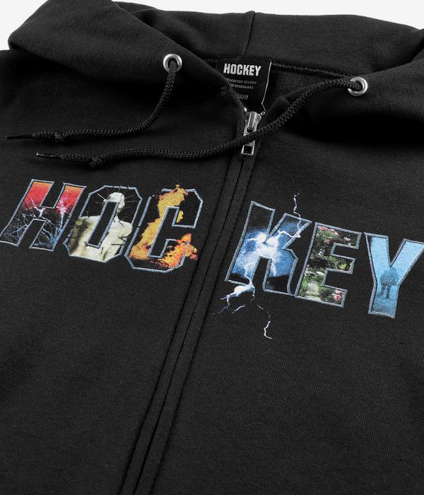 HOCKEY Dave's Arena Zip-Sweatshirt avec capuchon (black)