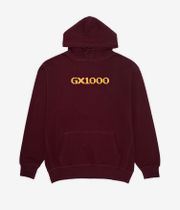 GX1000 OG Logo Hoodie (burgundy yellow)