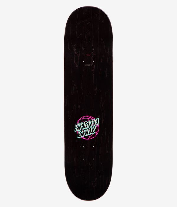 Santa Cruz Johnson Danger Tile Everslick 8.375" Planche de skateboard (turquoise white)