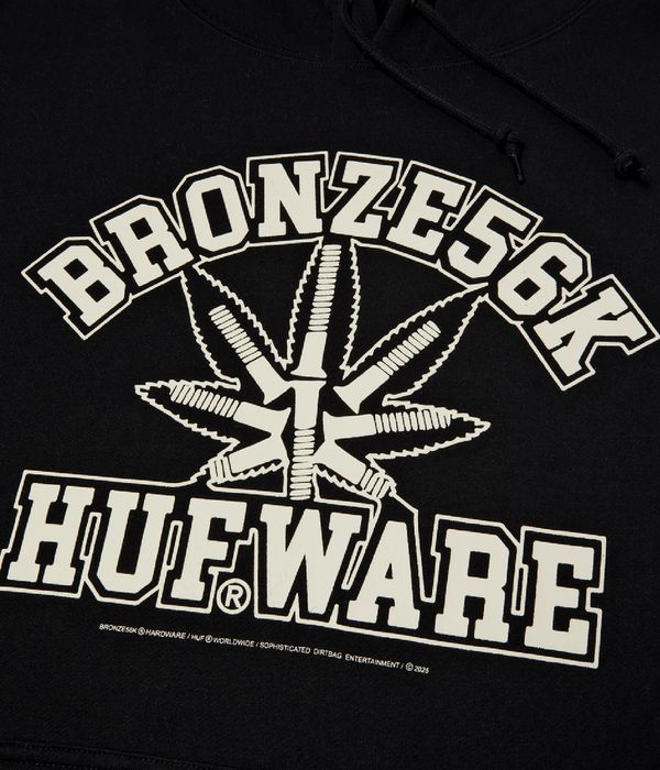 HUF x Bronze 56k Plantware sweat à capuche (black)