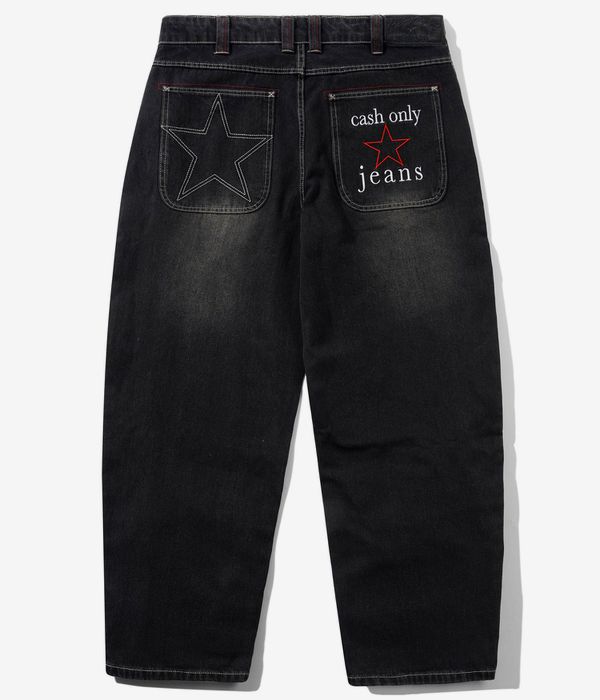 Cash Only Stars Denim Jeans (washed black)