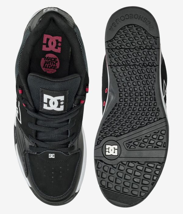 DC Versatile Chaussure (black white athletic red)