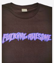 Fucking Awesome Stamp Logo Camiseta (brown)