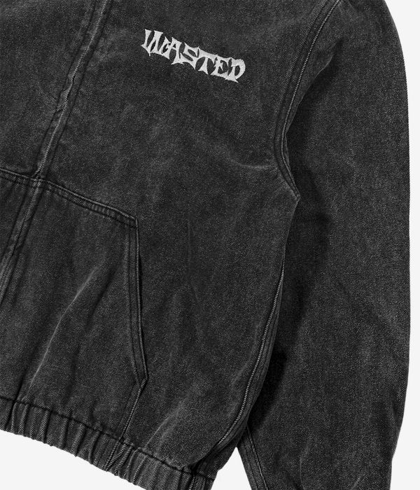 Shop Wasted Paris Shelter Method Jacket (faded black) online