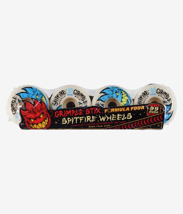 Spitfire x Grimple Stix Formula Four Grimplehead Lock In Full Wheels (natural) 57 mm 99A 4 Pack