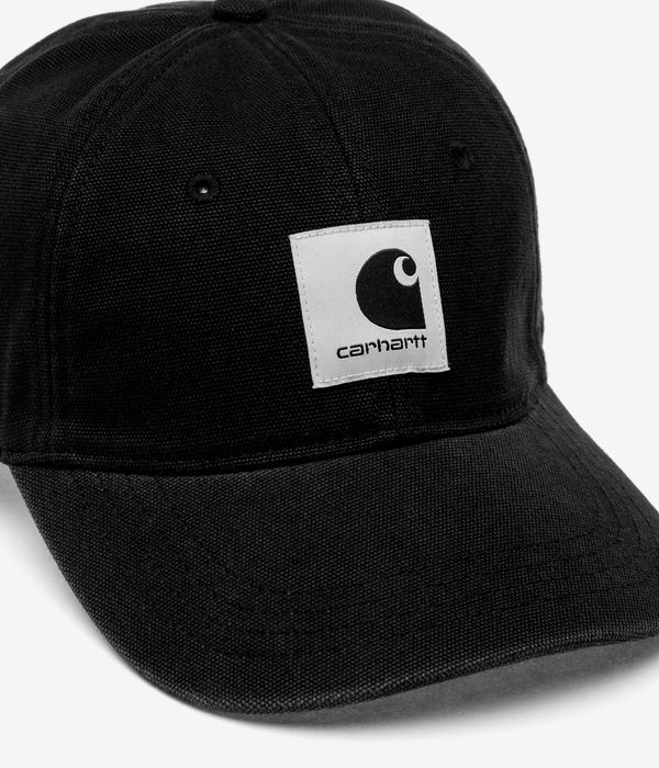 Carhartt WIP Canvas Cap (black stone washed)