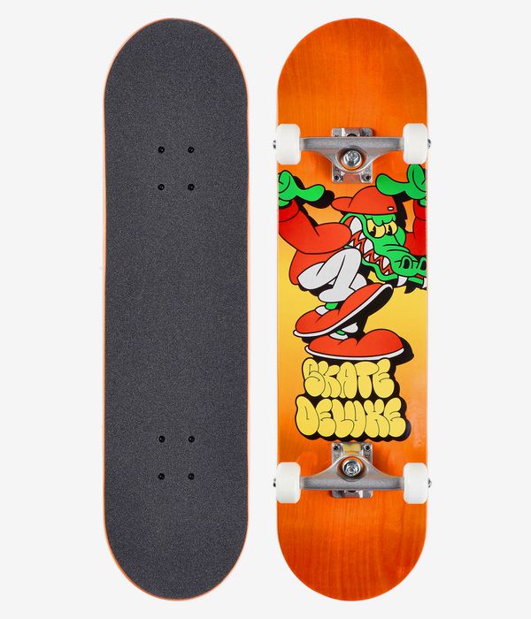 skatedeluxe Croc 8.25" Complete-Skateboard (orange)
