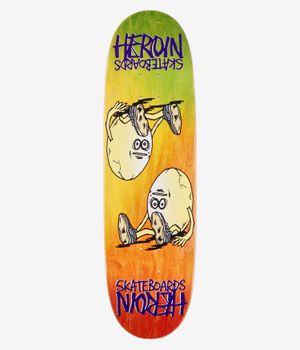 Heroin Skateboards Symmetrical Egg 8.75" Skateboard Deck (rainbow)