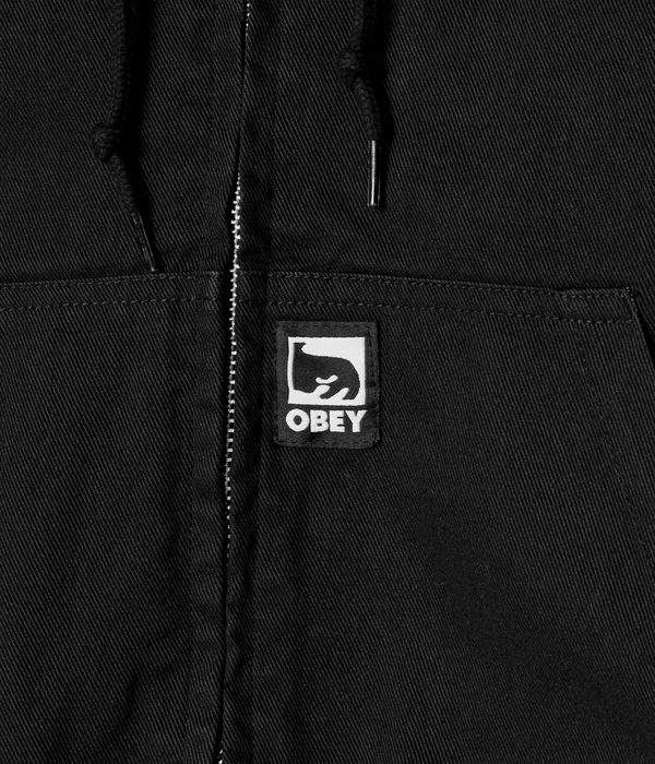Obey Glen Giacca (black faded wash)