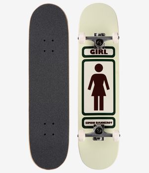 Girl Bannerot 93 Til 8" Complete-Skateboard (green)