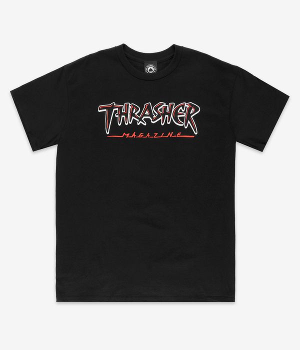 Thrasher Slash T-shirt (black)