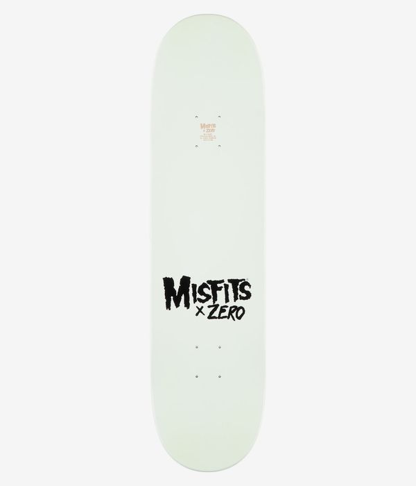 Zero x Misfits Earth A.D. 8.25" Skateboard Deck (gitd)