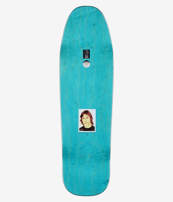 Polar Stenström Toba Dane 1 9.25" Skateboard Deck (black white)