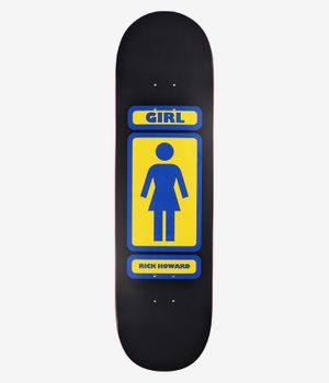 Girl Howard 93 Til 8.5" Skateboard Deck (black blue)