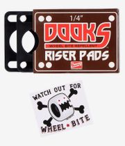 Shortys Dooks 1/4" Riser Pads (black) Pack de 2