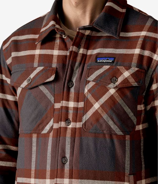 Patagonia LW Insulated Fjord Flannel Jas (ashore ink black)