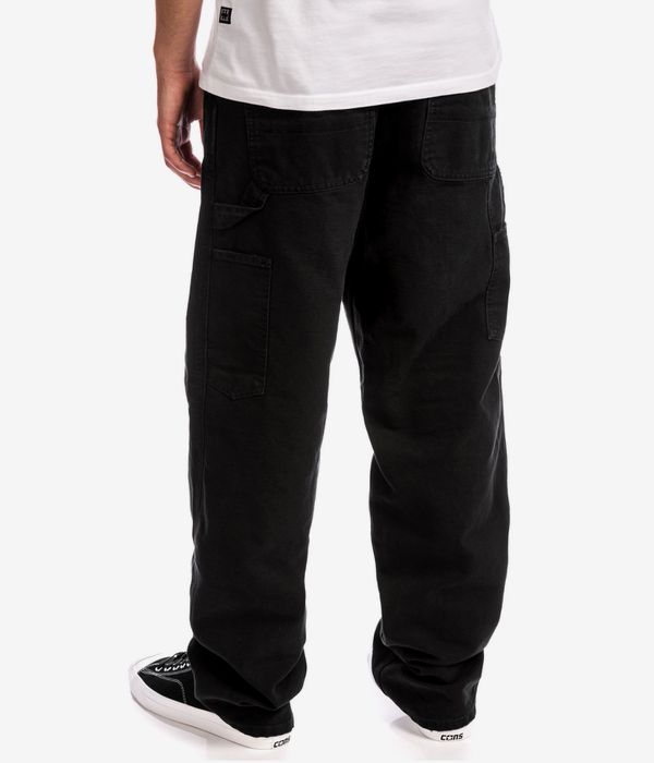 Carhartt WIP Single Knee Pant Organic Dearborn Hose (black aged canvas)