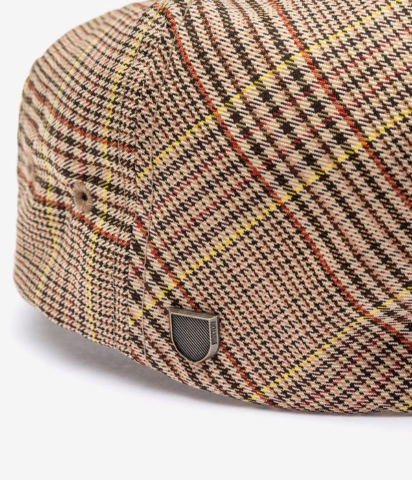 Brixton Hooligan LW Cappello (tan brown rust houndstooth)