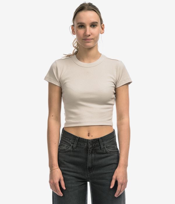 Element Icon Crop Camiseta women (oat milk)