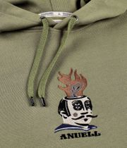 Anuell Flaming Jerry Organic Hoodie (olive)