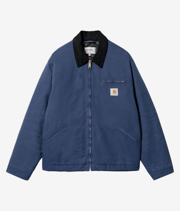 Carhartt WIP OG Detroit Dearborn Jas (air force blue black canvas)