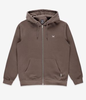 Iriedaily Mini Flag 2 Zip-Sweatshirt avec capuchon (mocca)