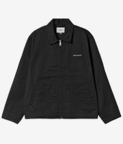 Carhartt WIP Module Script Denison Veste (black white rinsed)