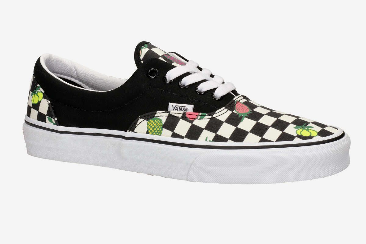 Vans Era Shoes (fruit checkerboard black white)