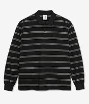 Polar Polo Stripe Camiseta de manga larga (black)