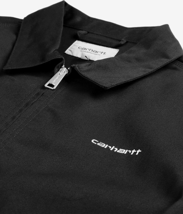 Carhartt WIP Module Script Denison Veste (black white rinsed)