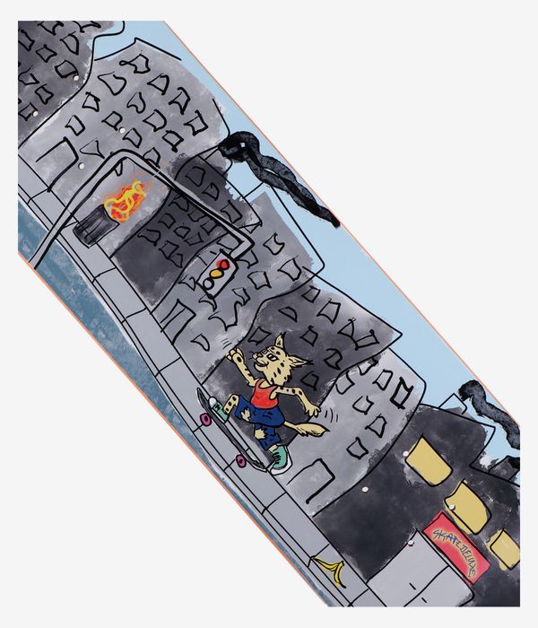 skatedeluxe City De Luchs Mini 7.25" Planche de skateboard (multi)