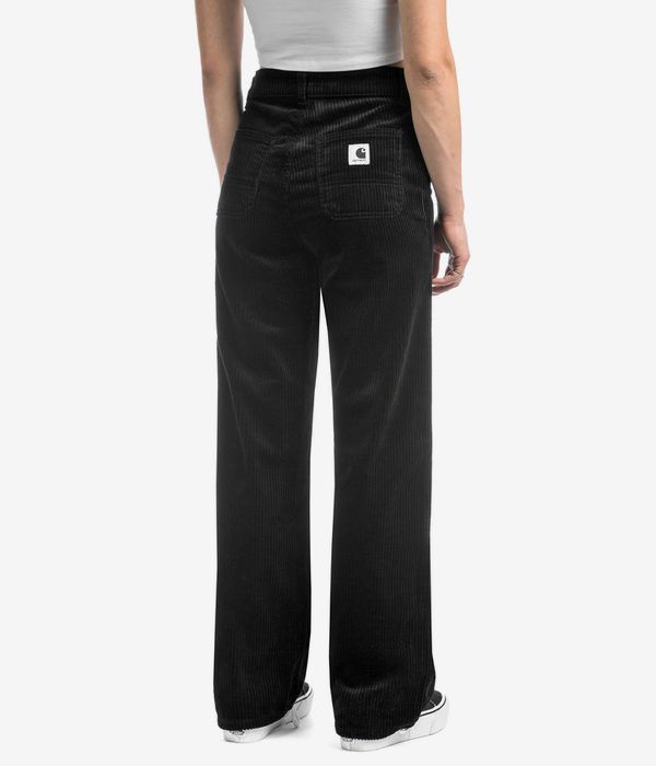 Shop Carhartt WIP W' Pierce Pant Straight Hudson Pants women (black rinsed)  online