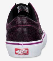 Vans Skate Old Skool Cracked Leather Buty (black purple)