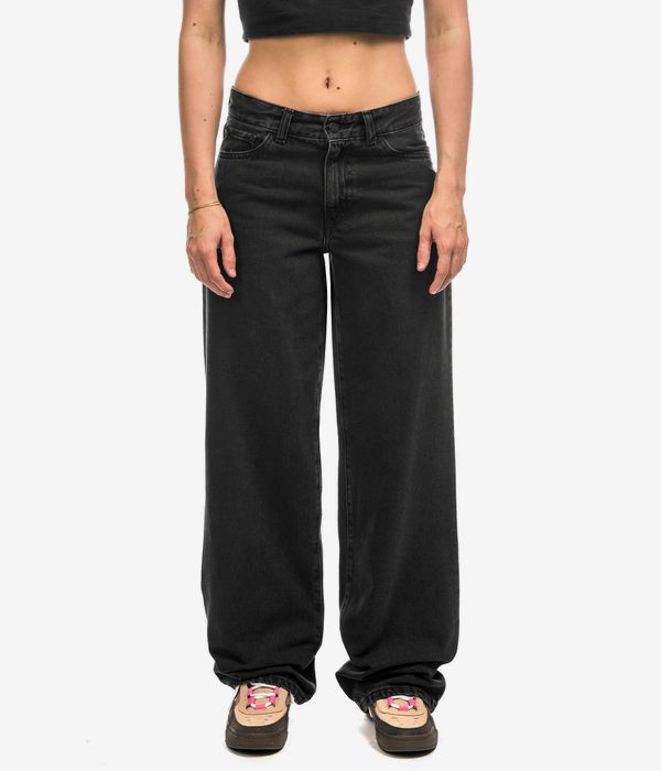 Carhartt WIP W' Lavine Pant Miami Jeans women (black heavy stone wash)