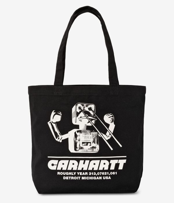 Carhartt WIP Canvas Graphic Dearborn Uncoated Bolso (wiptopia print black)