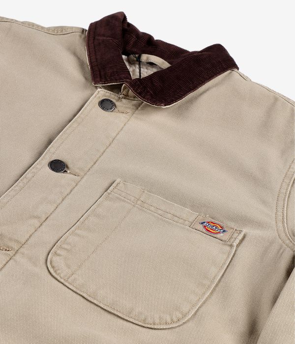 Dickies Duck Canvas Chore Coat Jas (stone washed desert sand)