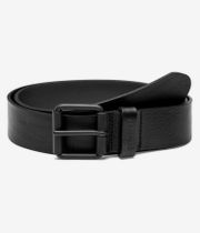 Carhartt WIP Script Leather Cinture (black black)