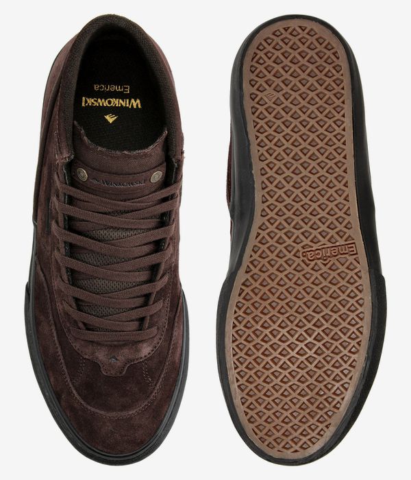 Emerica Winkowski Schuh brown black online kaufen skatedeluxe