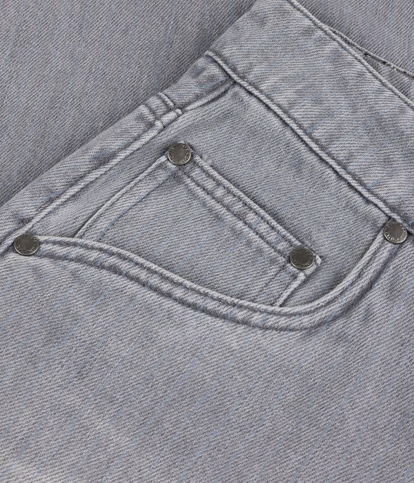 Dime Classic Baggy Denim Jeansy (sandblasted gray striped)