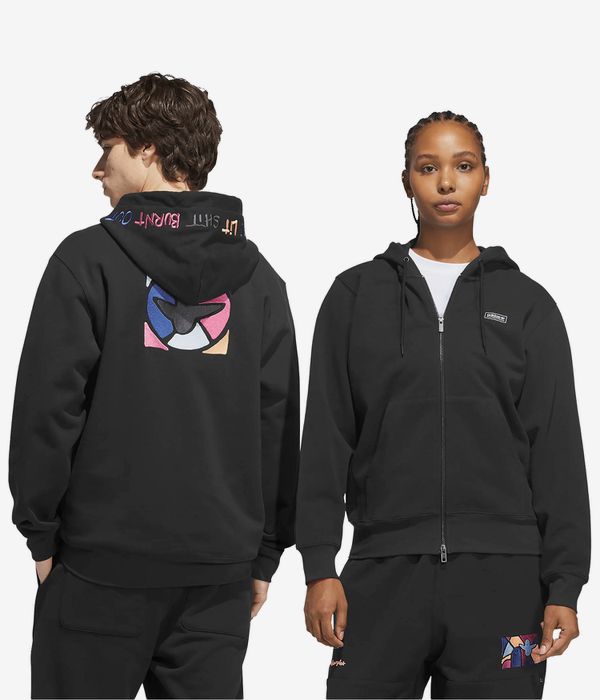 adidas Gonz Graph Zip-Hoodie (black)
