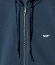 Obey Established Works Bold Zip-Hoodie (dark denim)