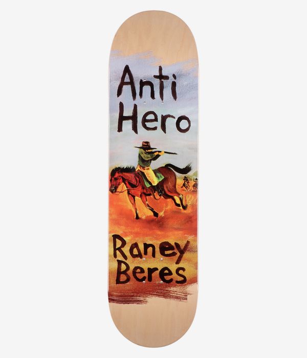 Anti Hero Beres Old West 8.4" Skateboard Deck (brown)