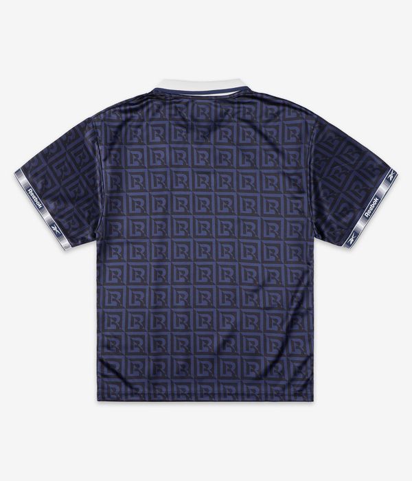 Reebok Monogram Football Polo-Shirt (black blue)