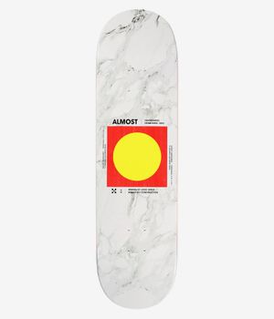 Almost Minimalist 8.5" Skateboard Deck (white)