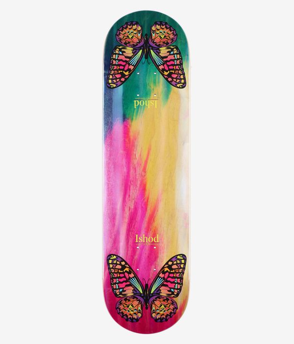 Real Ishod Rainbow Monarch Twin Tail 8.5" Skateboard Deck (multi)
