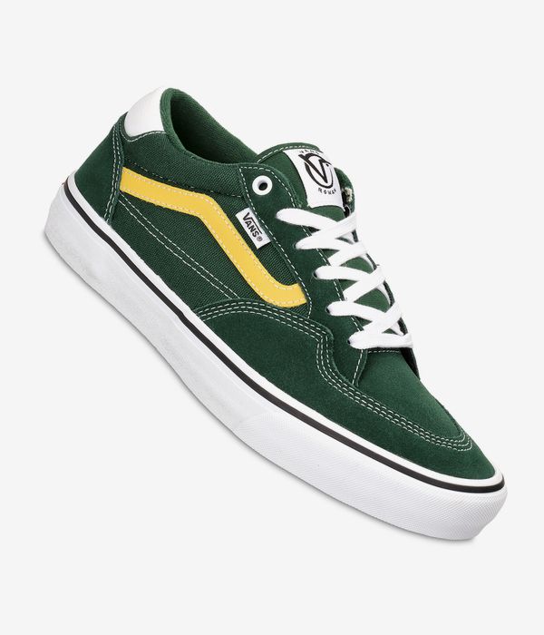 Shop Vans Rowan Shoes (dark green yellow) online | skatedeluxe